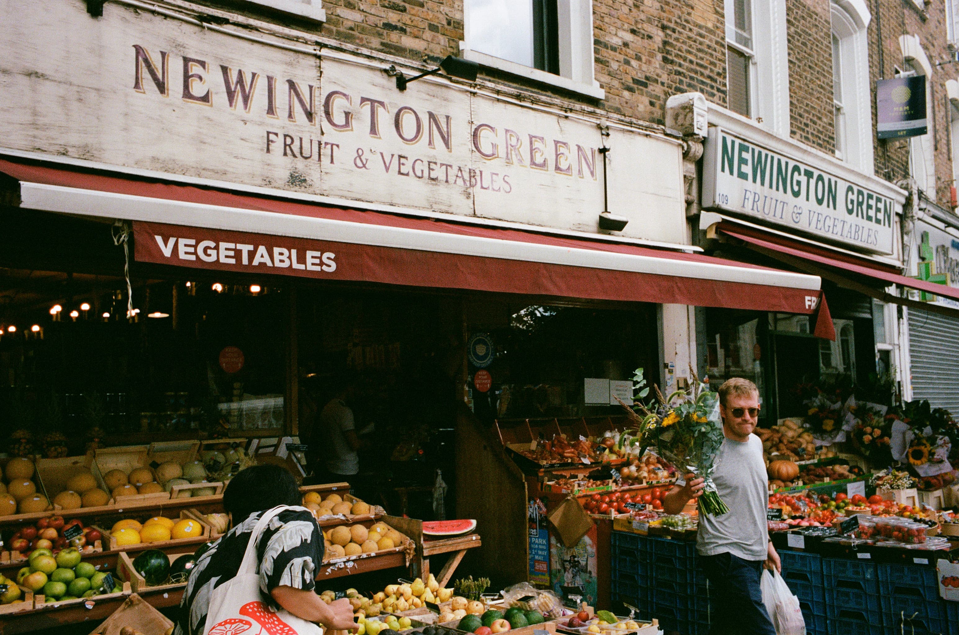 newington green market in london