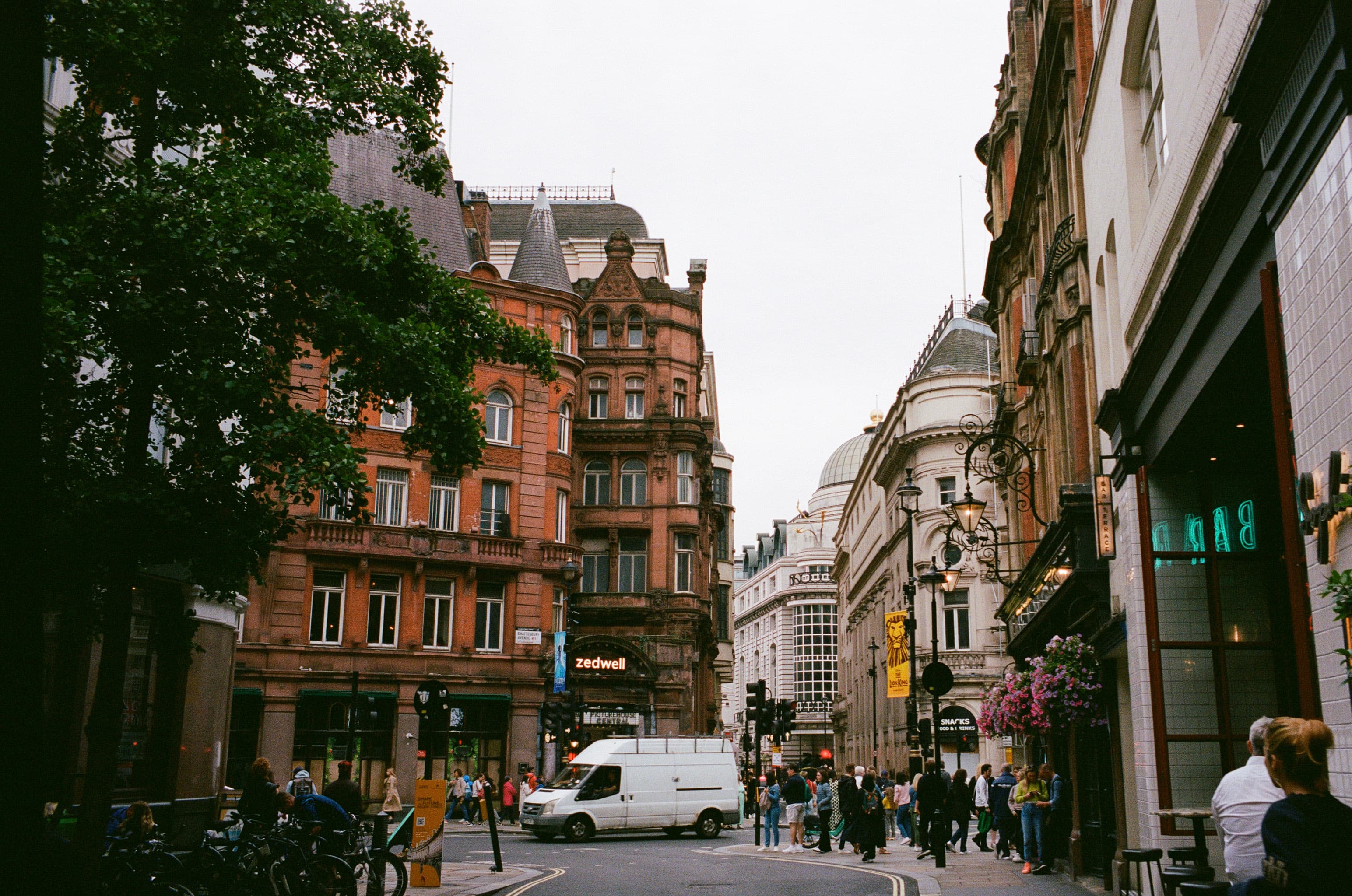 london soho street scene